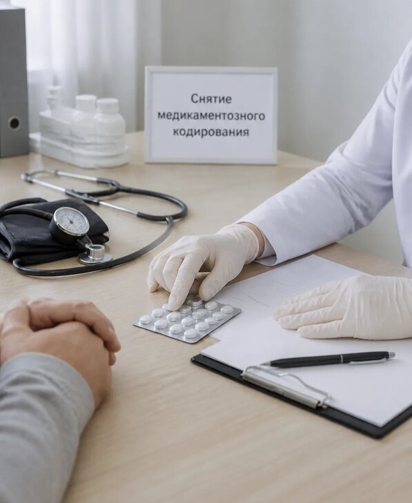 Снятие медикаментозного кодирования в Ломоносове от 5123 р. | Медзона